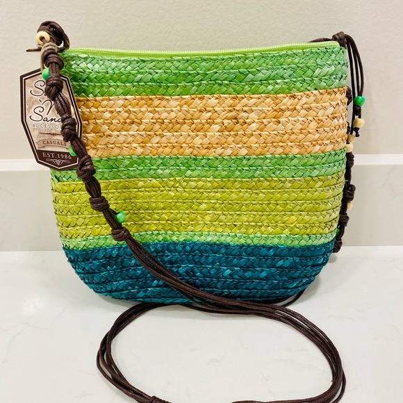 Sun 'N' Sand Straw Crossbody  Mini  Bag NWT! - Picture 2 of 6